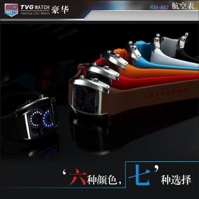 工廠批發塑料LED運動手表 優質價格，觸屏新體驗